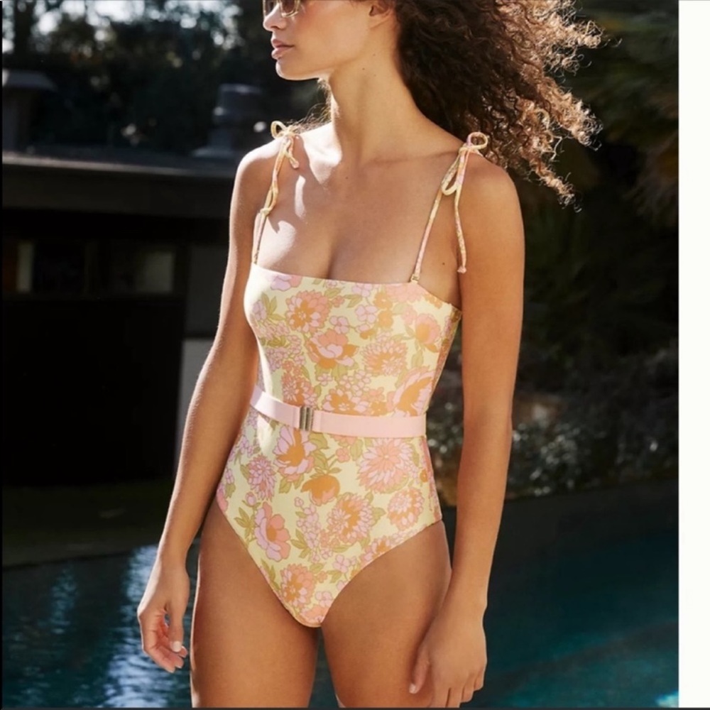 L*Space Lockheart One Piece Swimsuit Sz 8